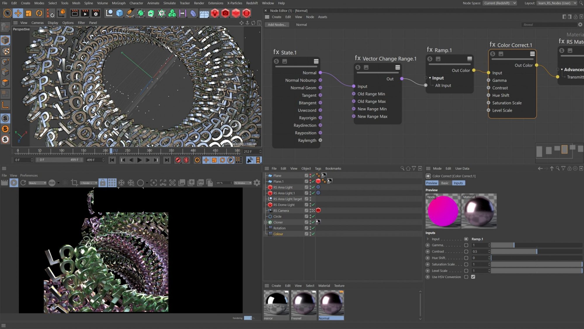 learn. C4D Mograph Techniques 02 • helloluxx