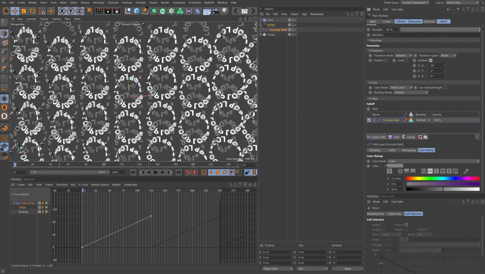 learn. C4D Mograph Techniques 02 • helloluxx