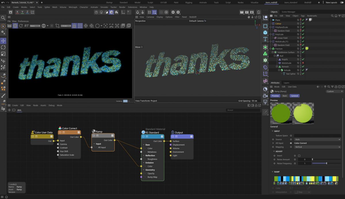 Quick Digital Halftone in Cinema 4D • helloluxx