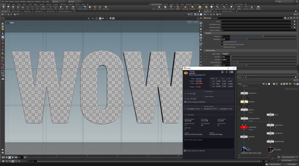 learn. Houdini Mograph Techniques : Looping Vellum • helloluxx